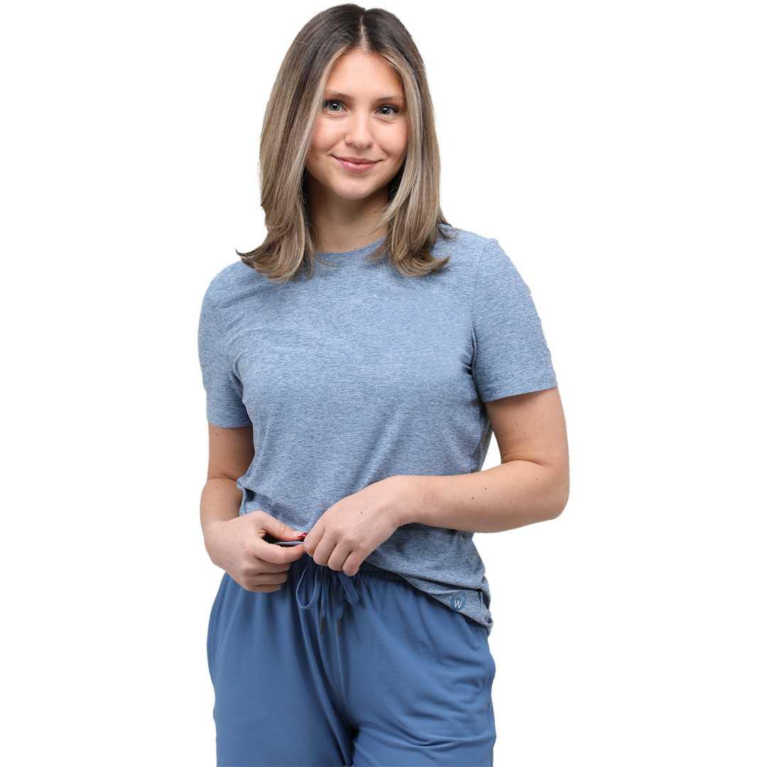 Wellable womens short sleeve tee Dark Gray miniatura 13