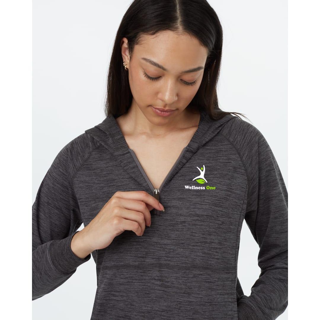 Tentree stretch knit quarter zip - womens Blue miniatura 12