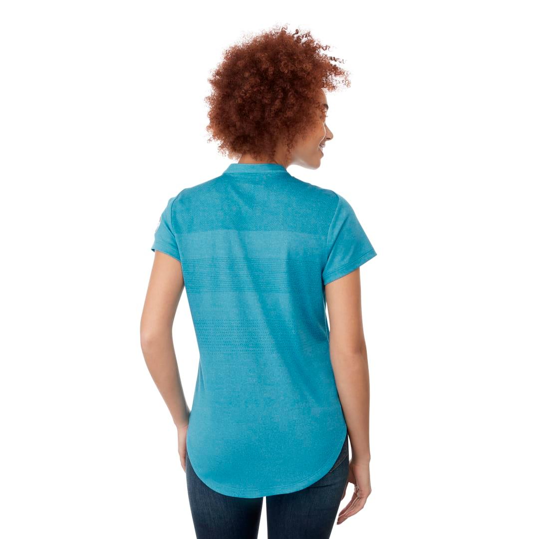 Womens antero short sleeve polo Blue miniatura 12