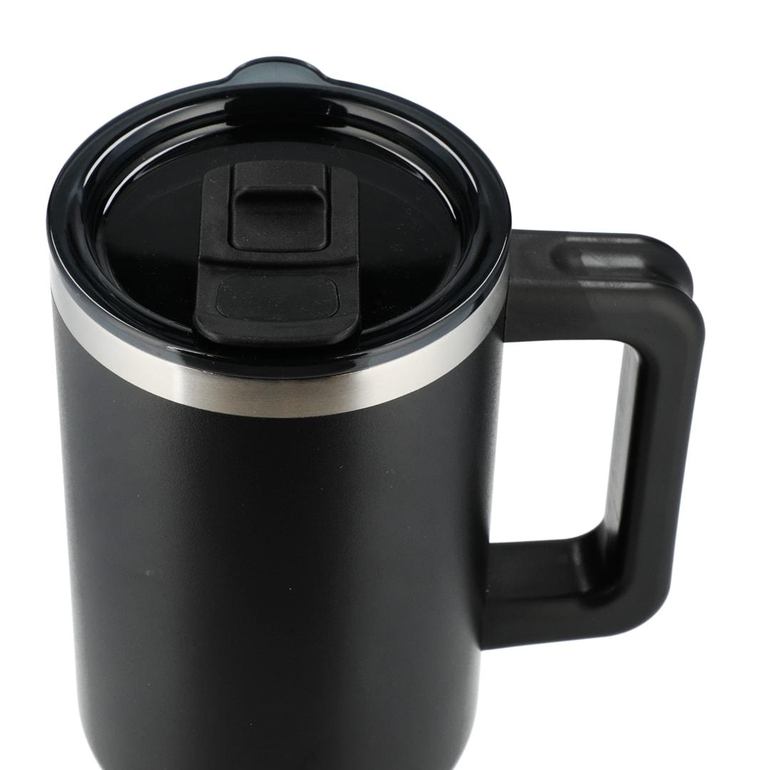 Pinnacle recycled travel tumbler with straw 40oz Black miniatura 10