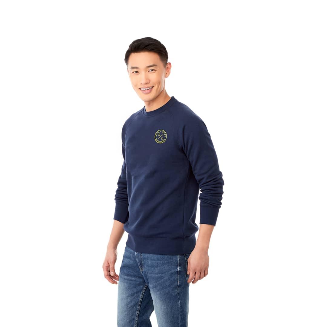 Mens kruger fleece crew White miniatura 9