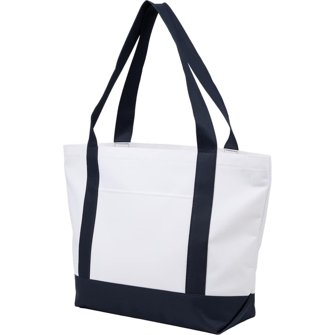 Oversized recyled canvas tote bag Black miniatura 21