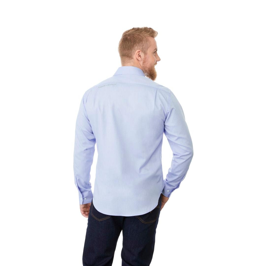 Mens pierce long sleeve shirt White miniatura 7