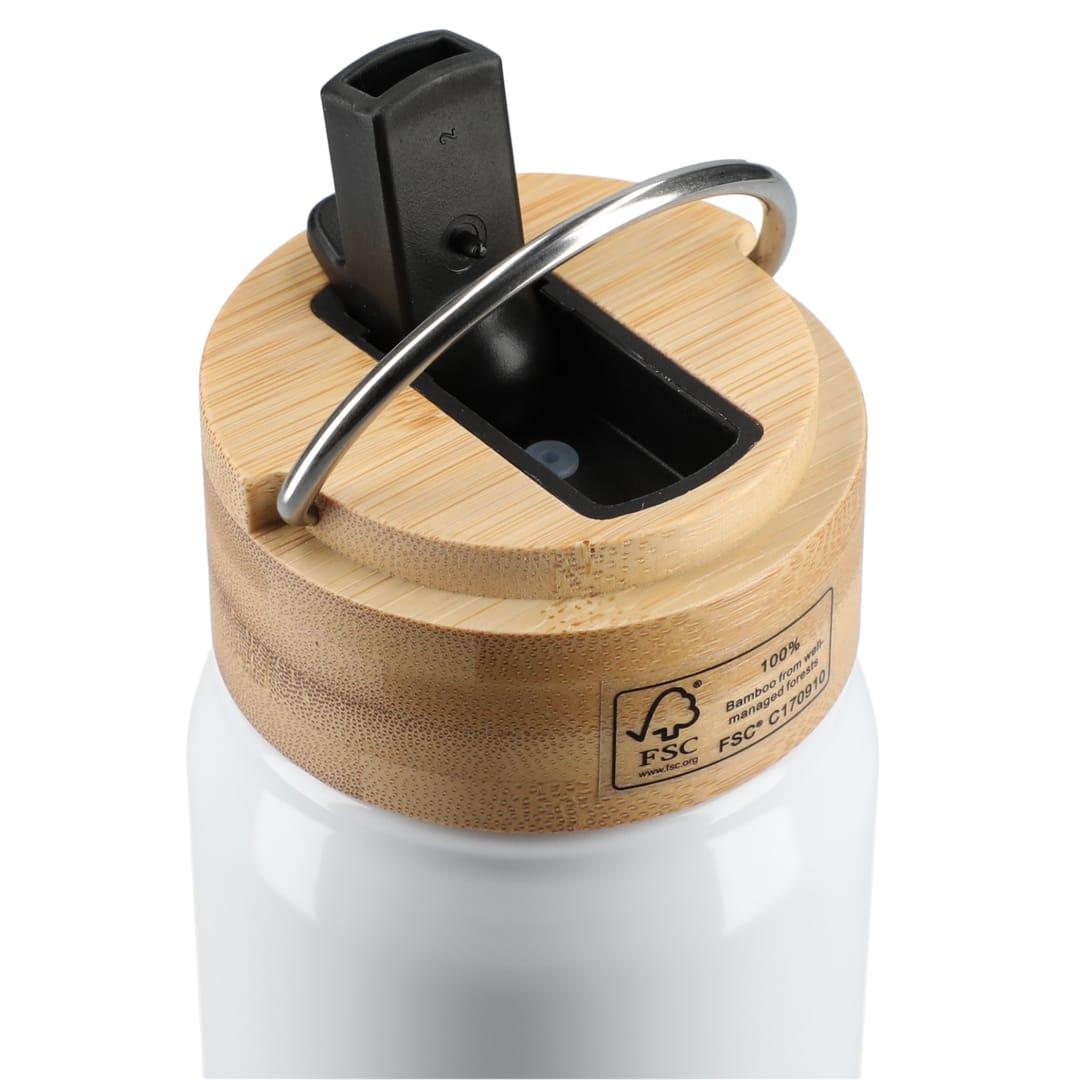 Billy 26oz aluminum bottle w/ fsc® bamboo lid Black miniatura 40
