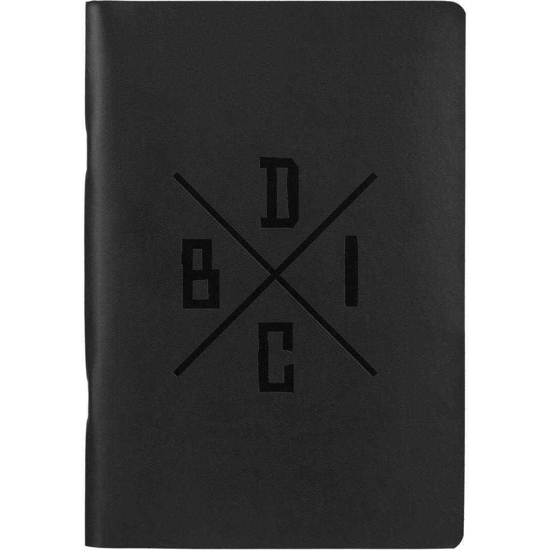 5.5 X 8 fsc ® recycled mano slim meeting journal Black miniatura 12
