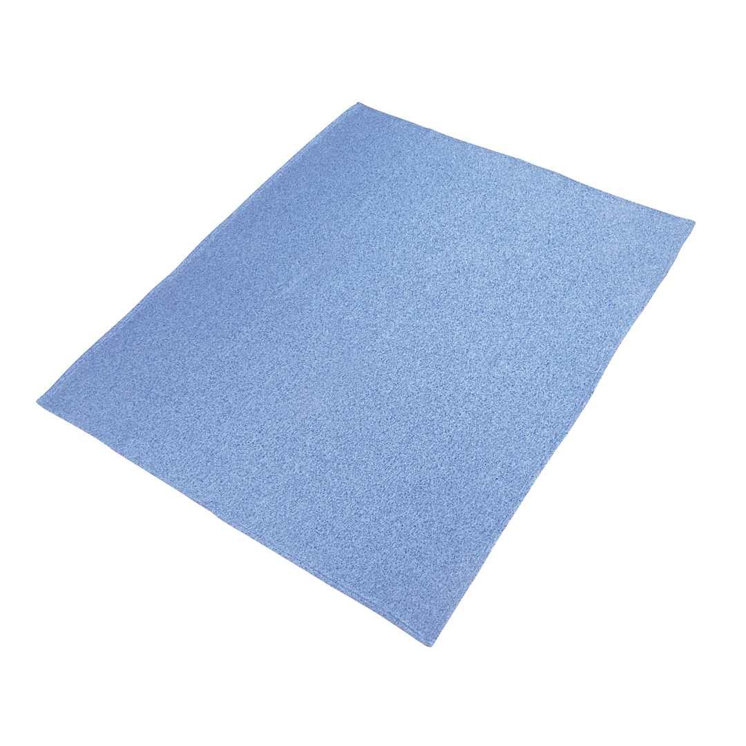 Heathered fleece blanket Blue miniatura 5