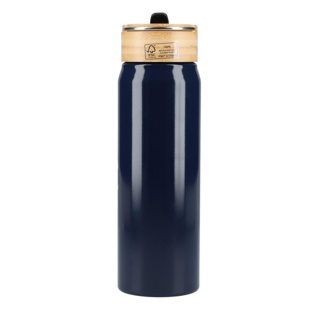 Billy 26oz aluminum bottle w/ fsc® bamboo lid Black miniatura 24