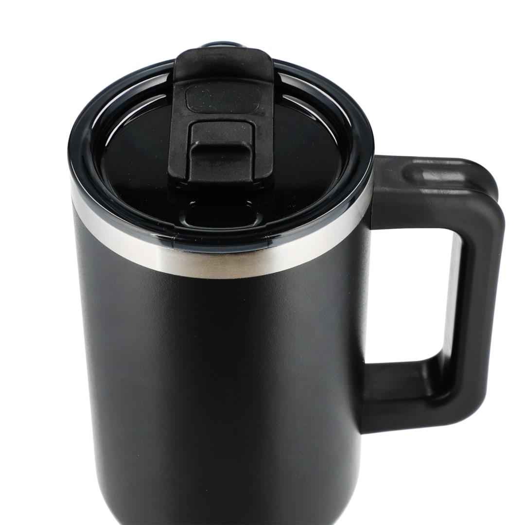 Pinnacle recycled travel tumbler with straw 40oz Black miniatura 9