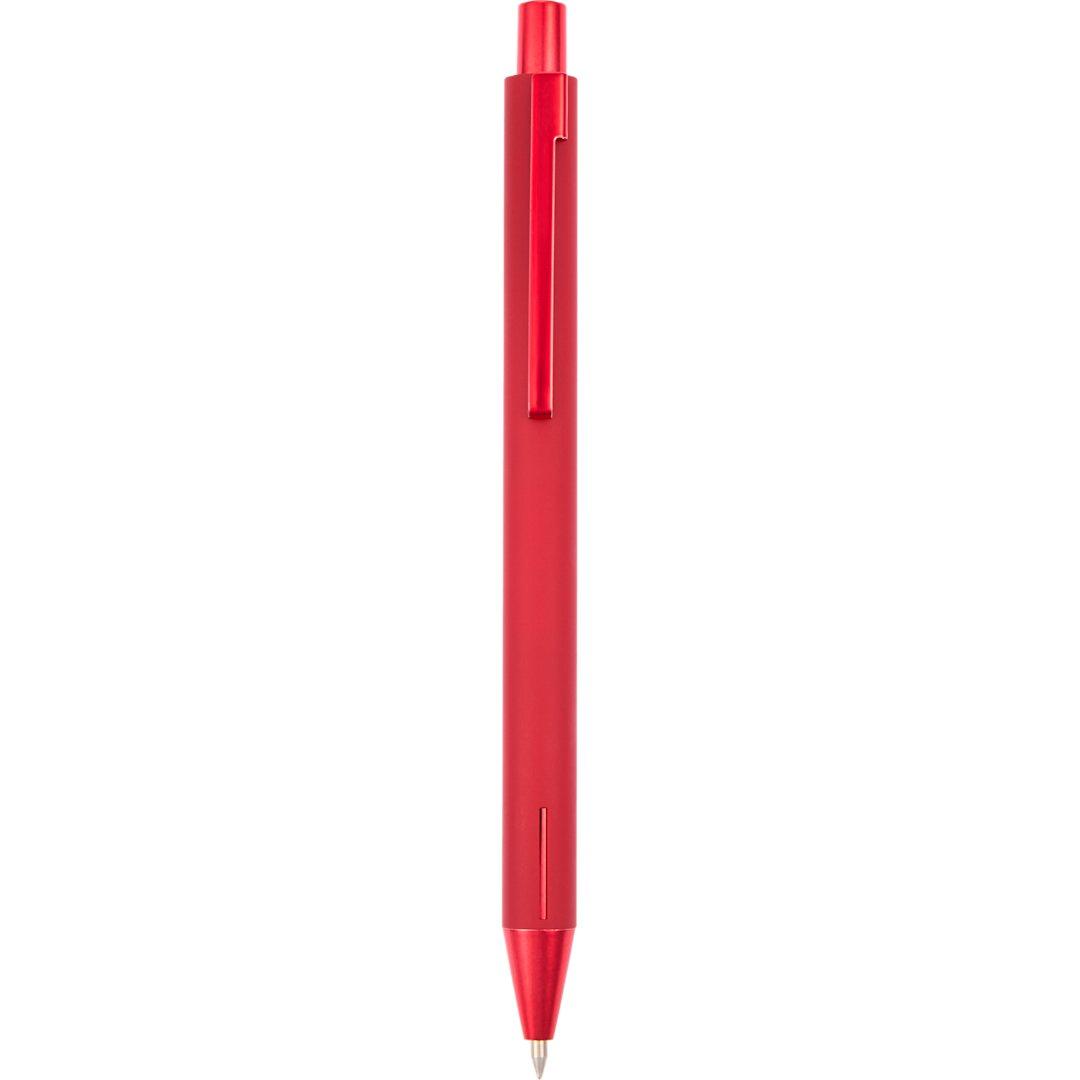 Halo soft touch recycled aluminum gel pen Black miniatura 12