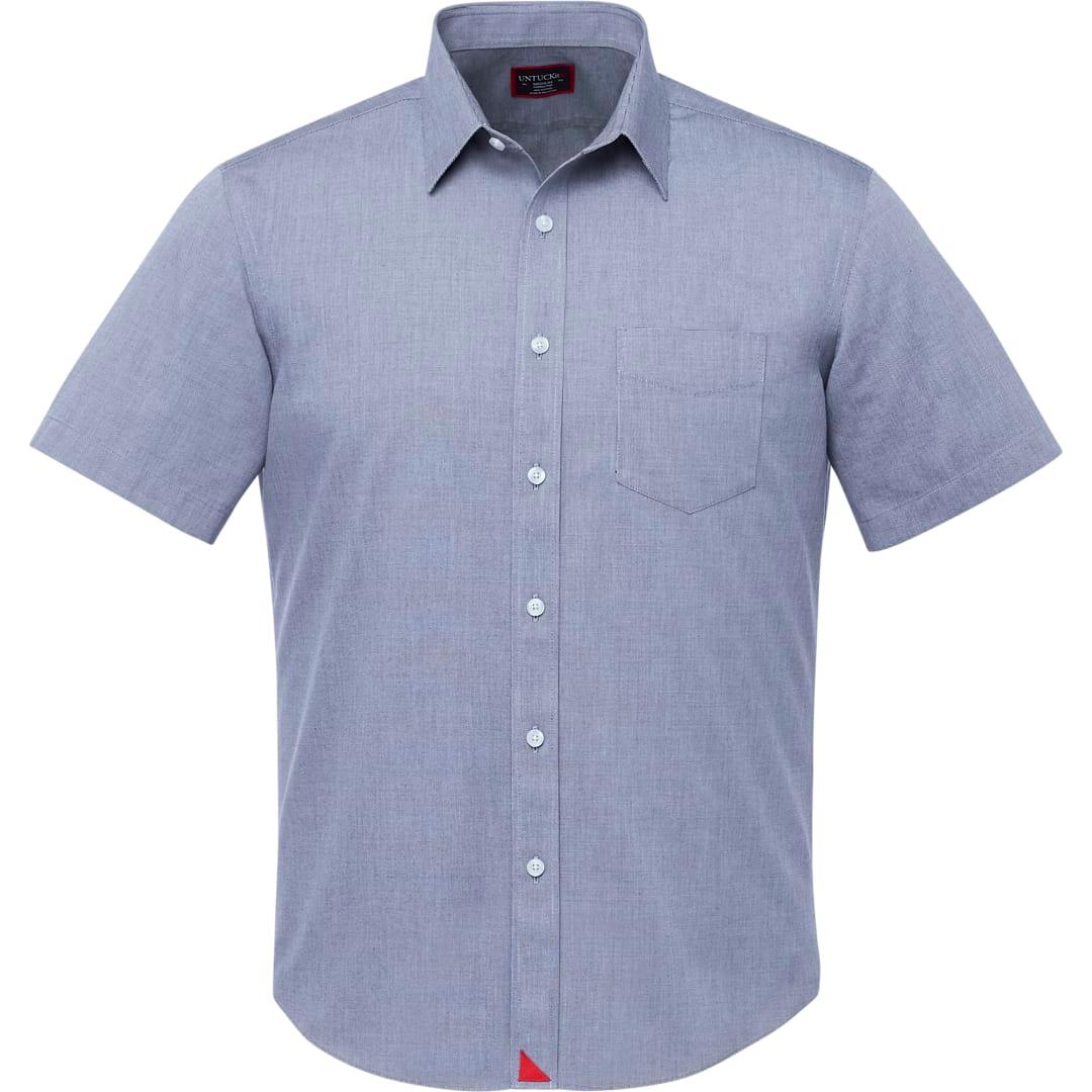 Untuckit petrus wf short sleeve shirt-mens Navy Blue miniatura 3