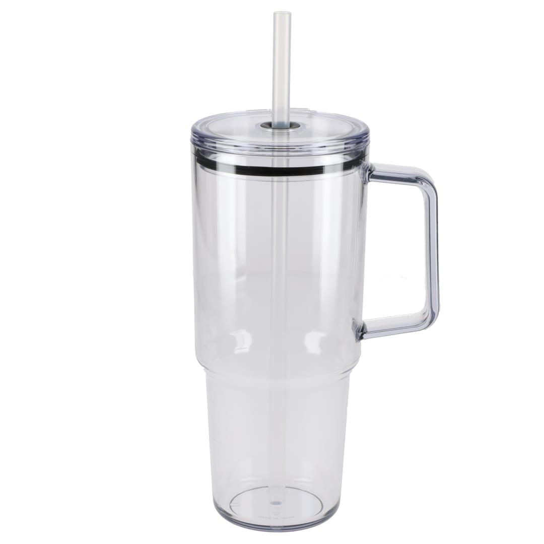Lucien recycled acrylic travel mug 40oz Black miniatura 12