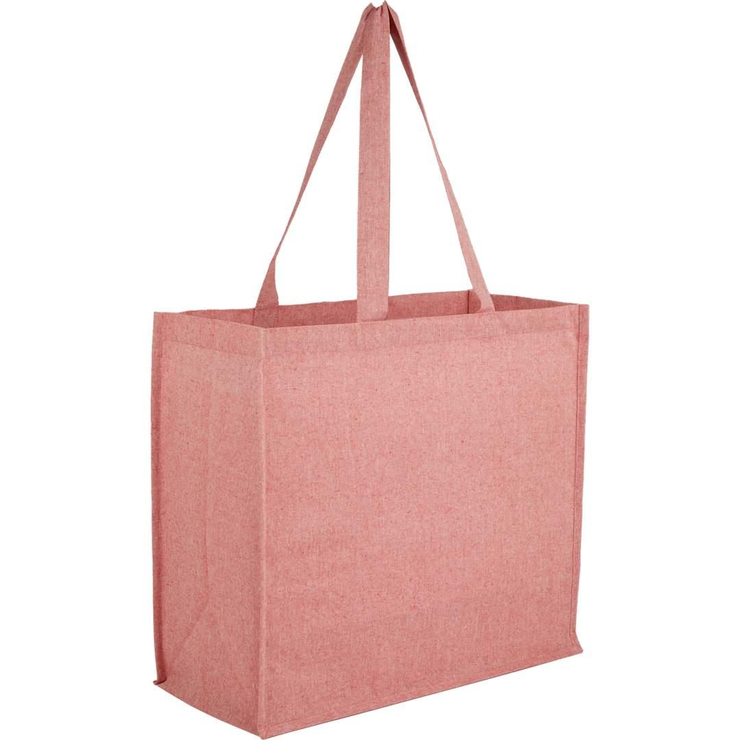 4Oz recycled cotton shopper tote with laminated Grey miniatura 13