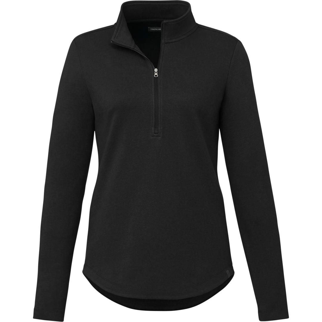 Womens rigi eco knit half zip Grey miniatura 23