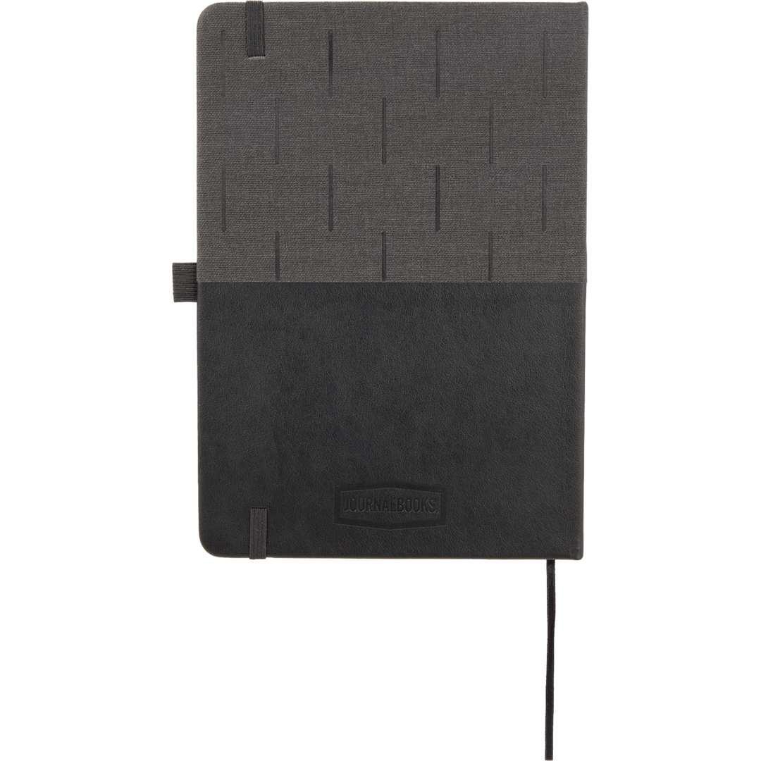 5.5 X 8.5 fsc® recycled chesapeake bound journal Black miniatura 4