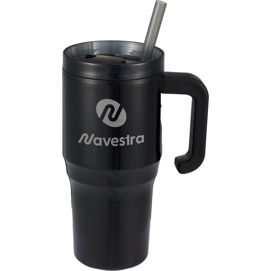 Thor 20 oz straw mug Black miniatura 5