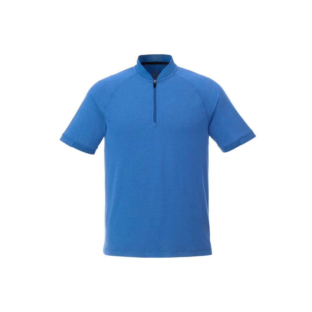 Mens kinport ss stand collar polo Wine miniatura 3