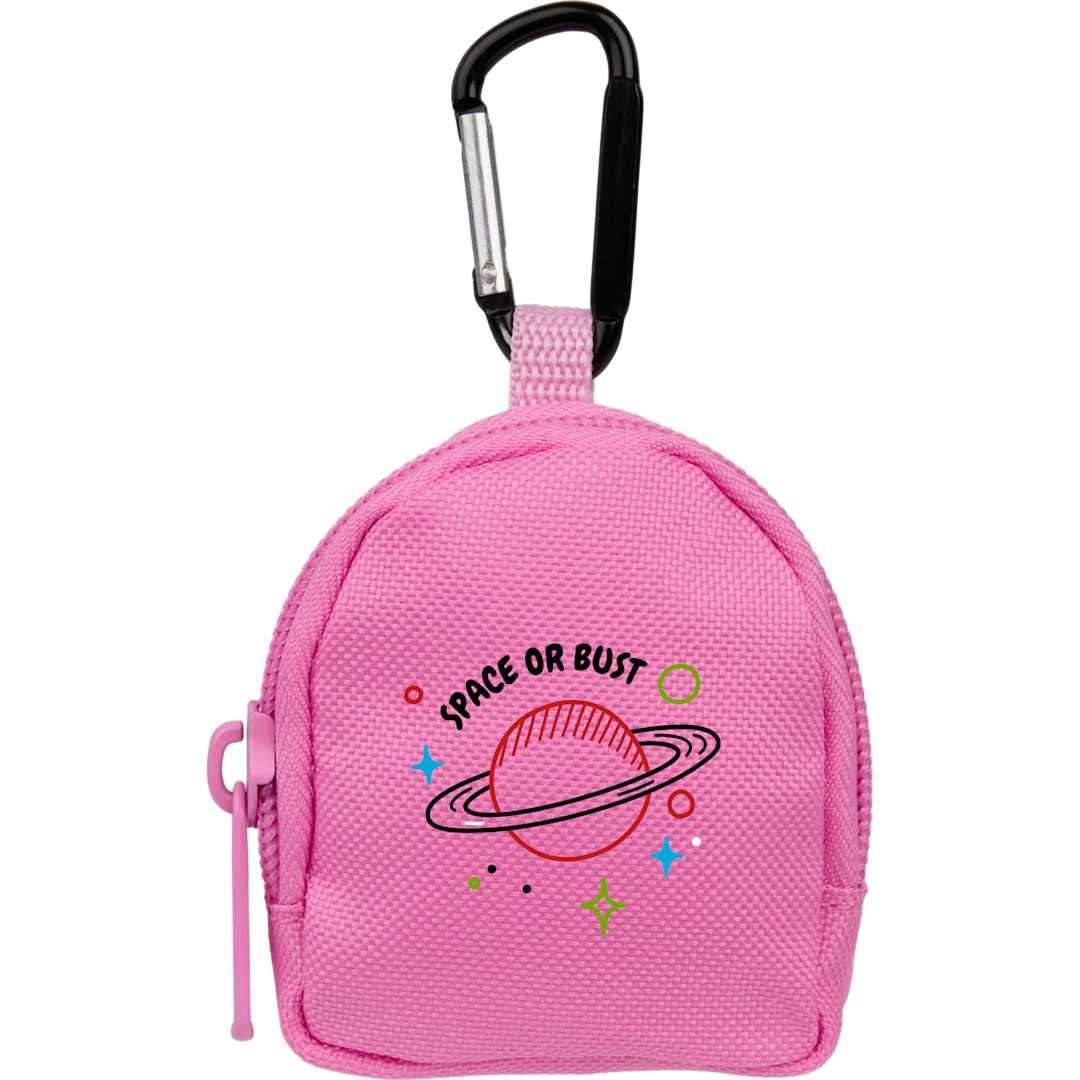 Mini backpack bag charm Natural miniatura 29