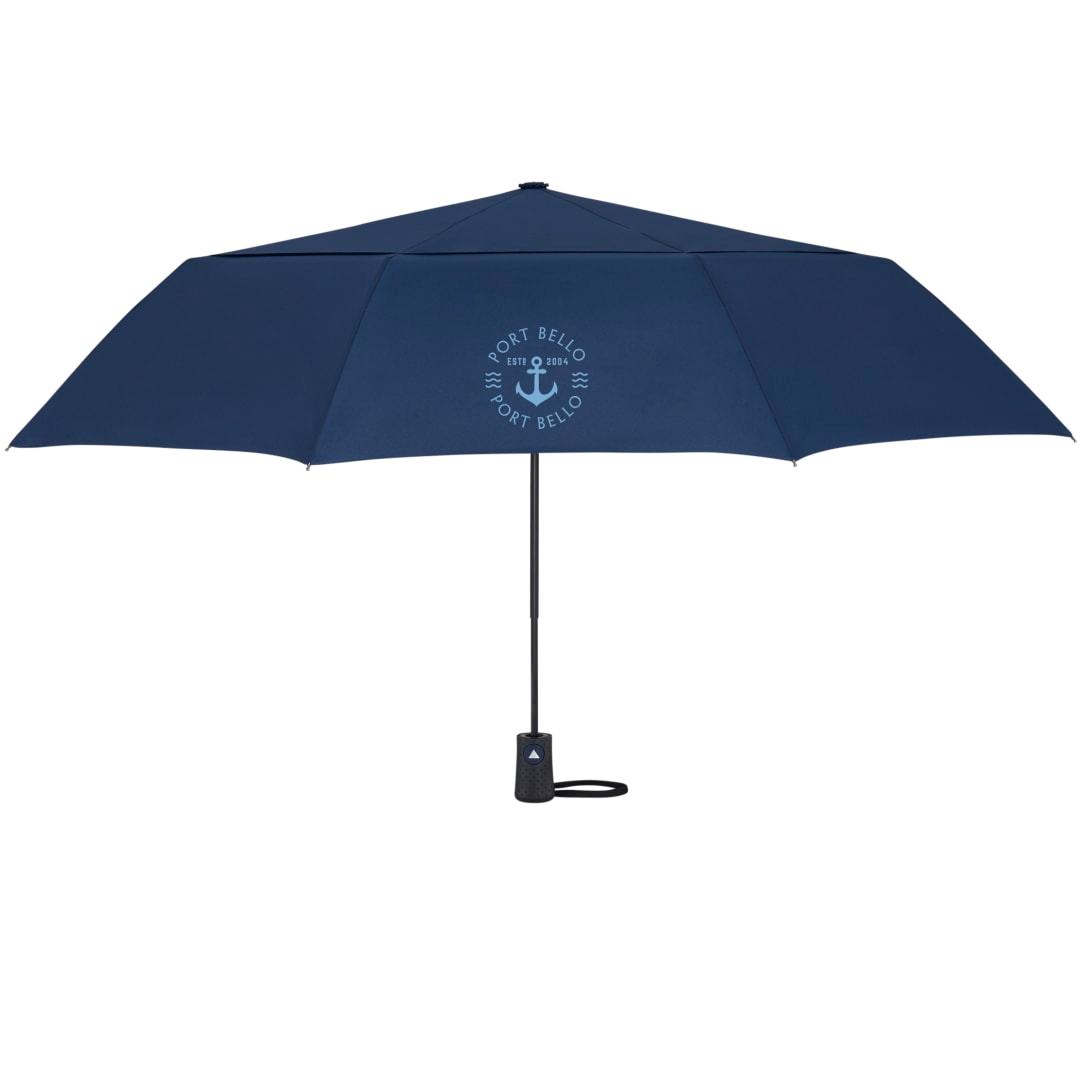 46 Recycled auto open umbrella Black miniatura 45