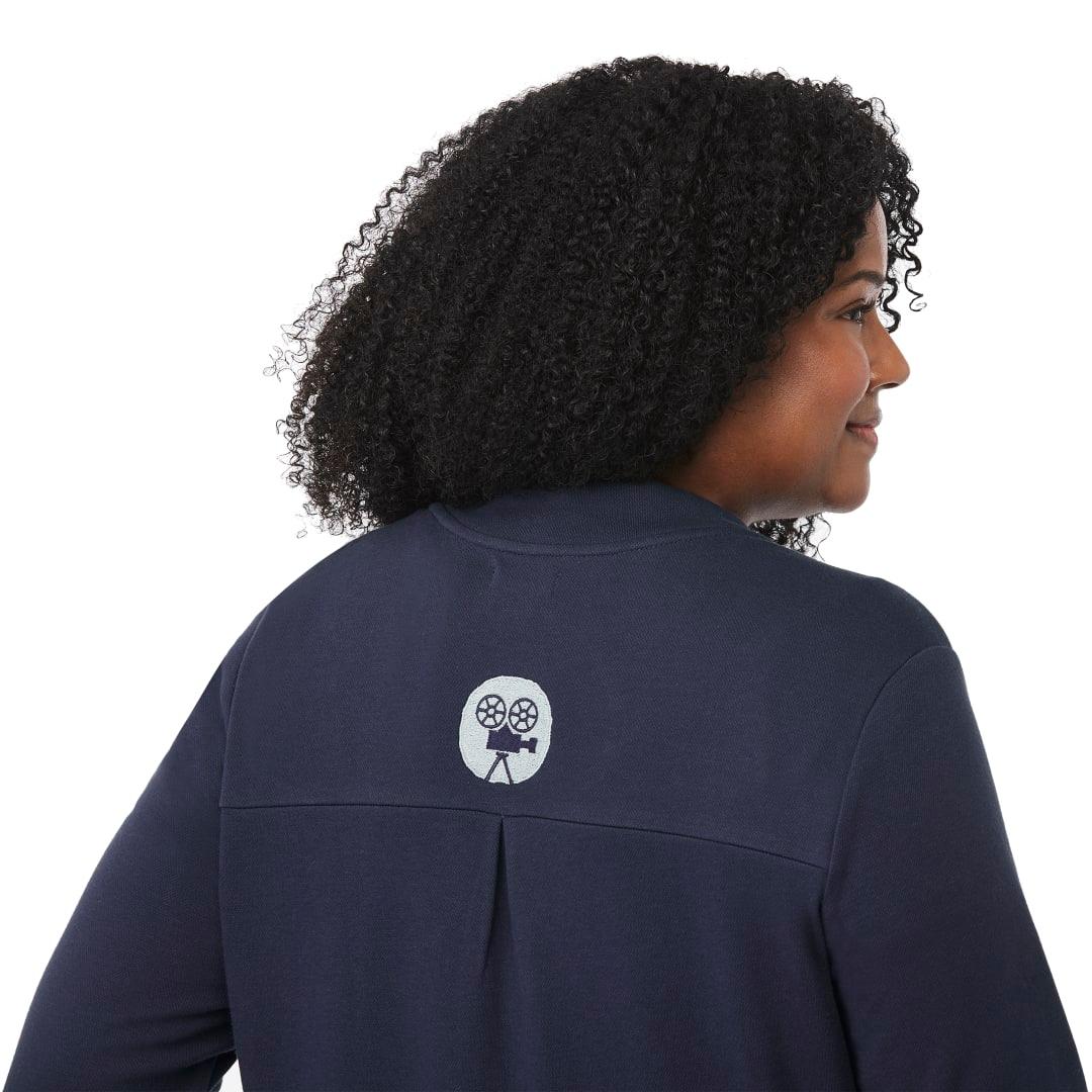 Rigi eco knit full zip - womens Navy Blue miniatura 8