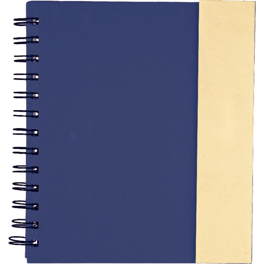 Fsc® recycled 6.5 x 7 lock-it spiral notebook Black miniatura 7