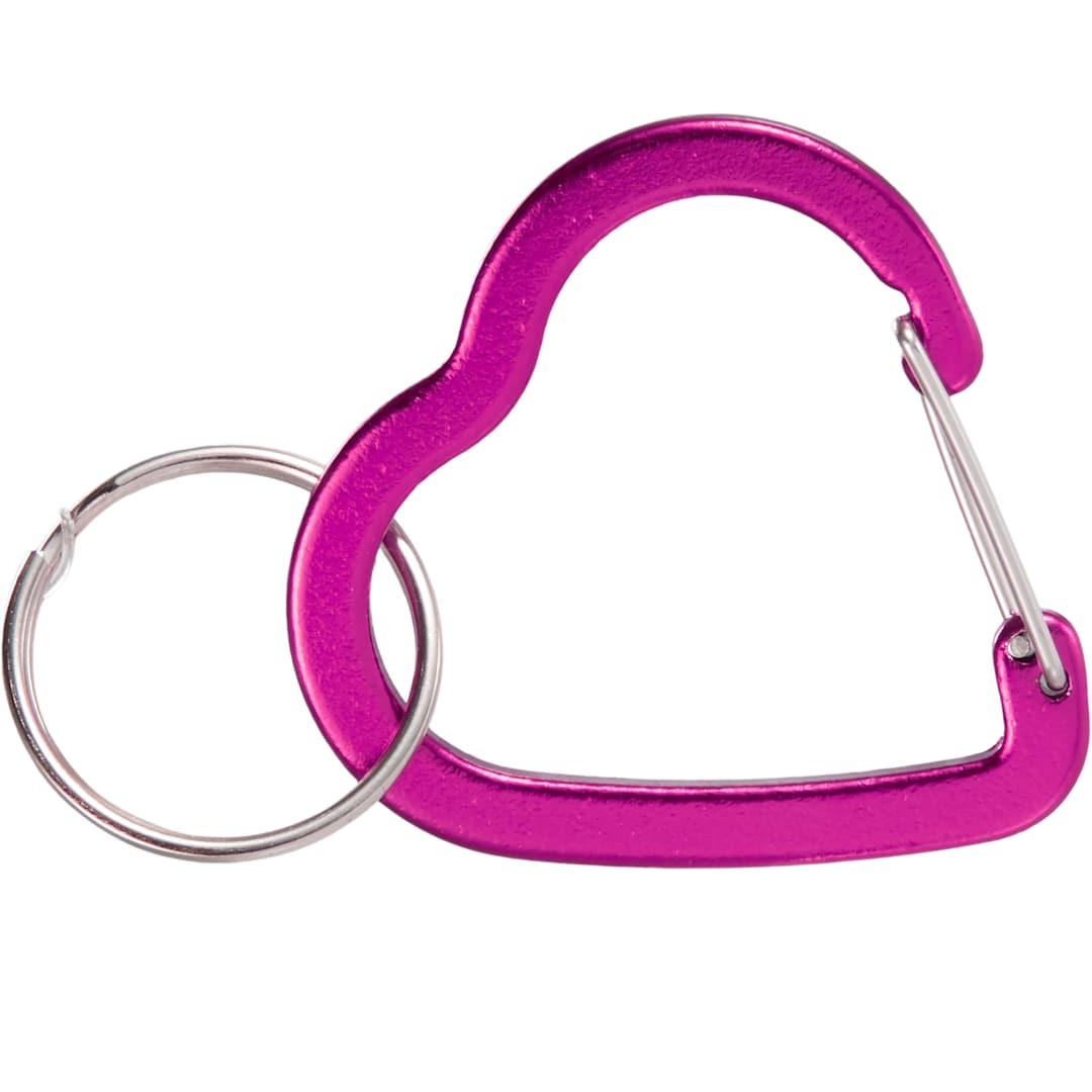 Heart carabiner Pink miniatura 6