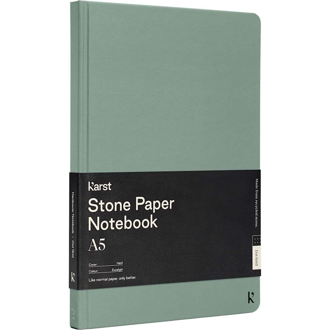 Karst 5.5 x 8.5 stone bound notebook Beige miniatura 23