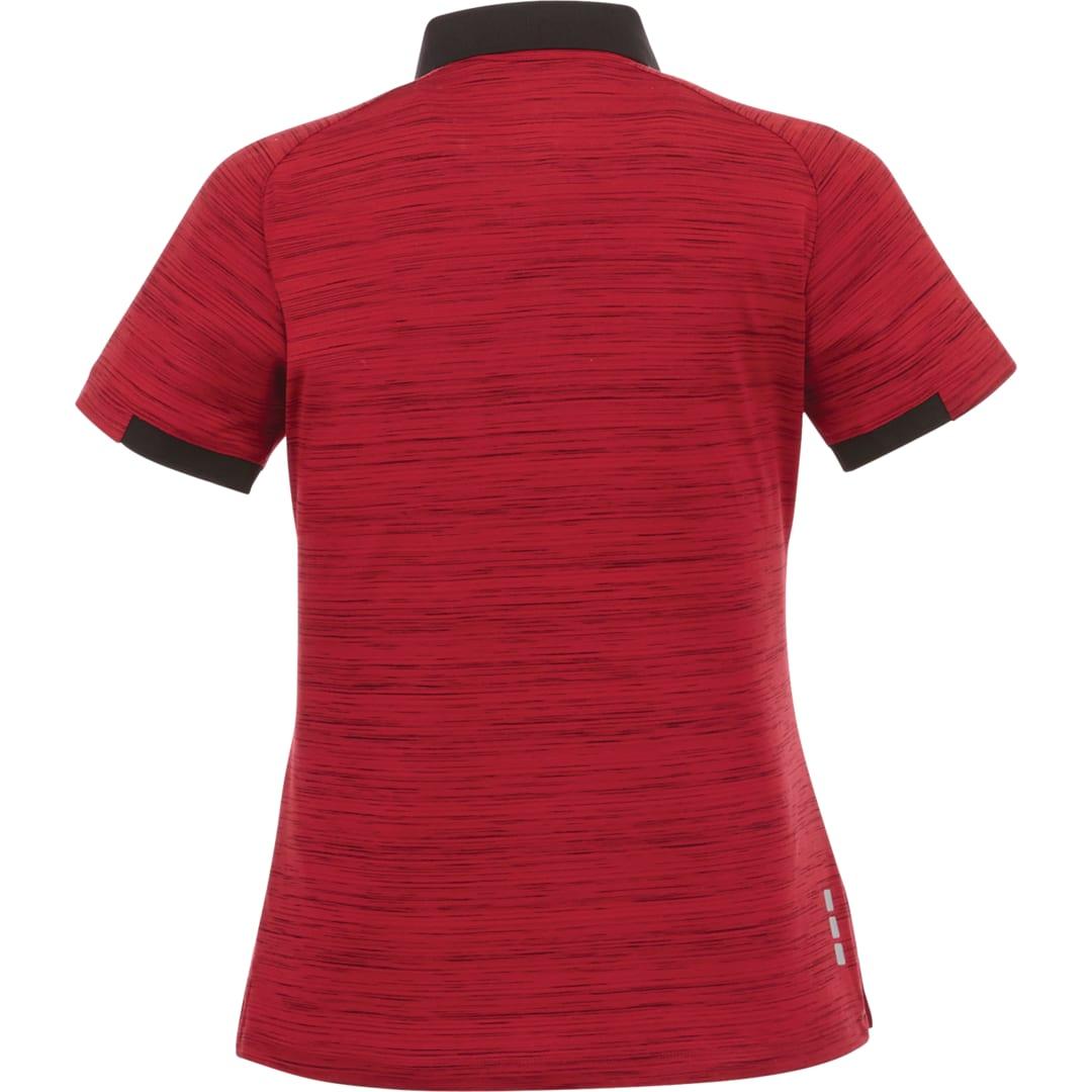 Womens emory ss polo Red front