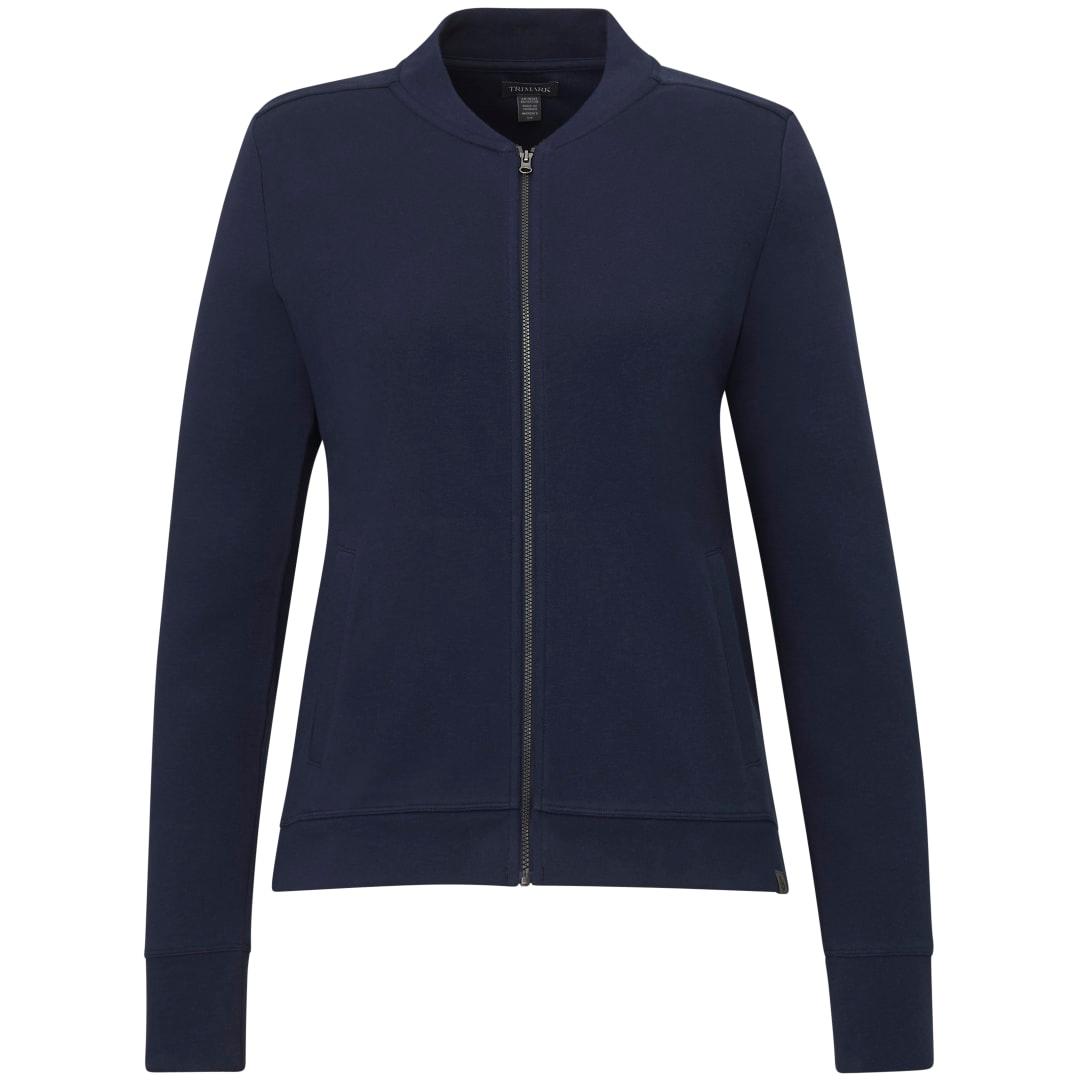 Rigi eco knit full zip - womens Navy Blue miniatura 3