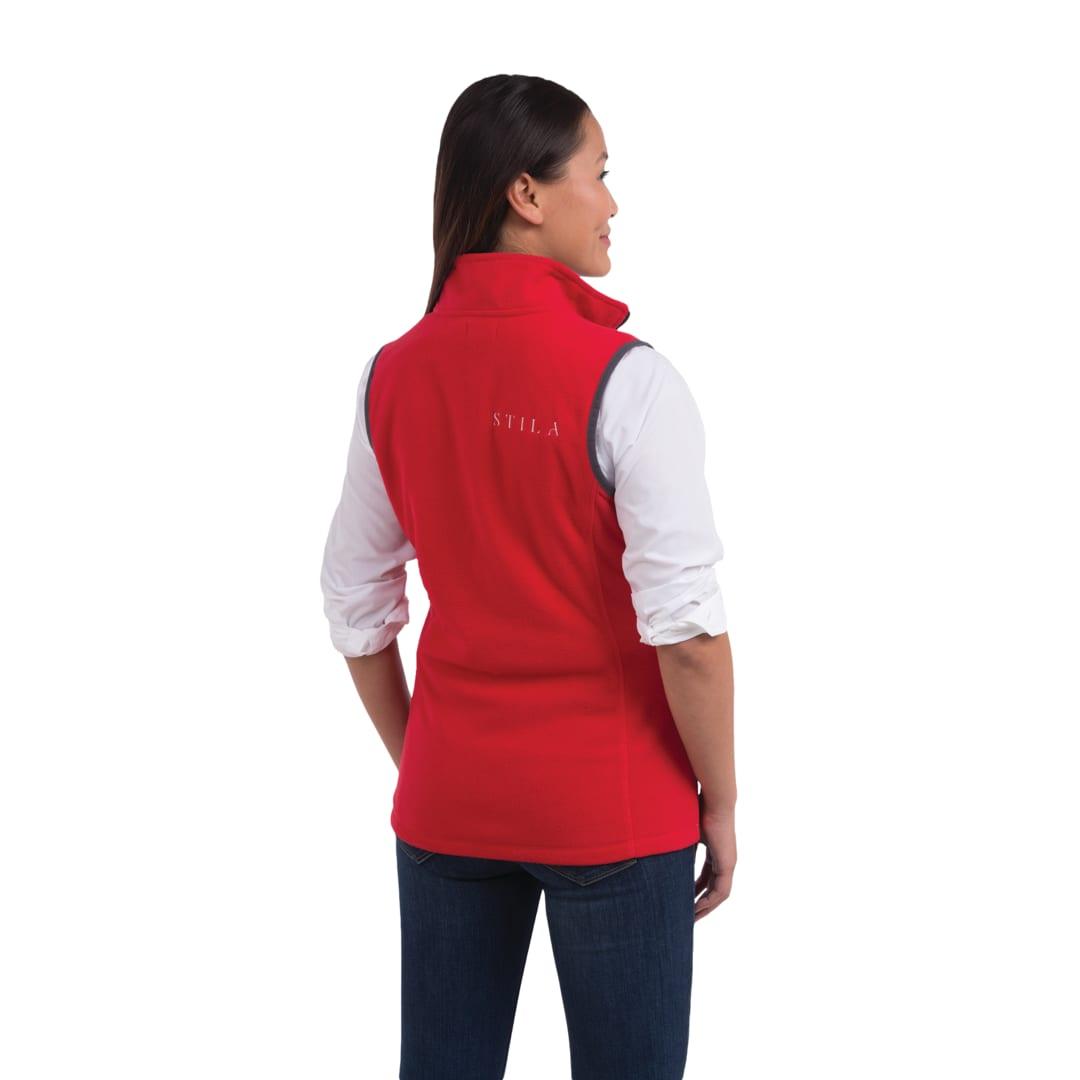 Womens tyndall polyfleece vest Red miniatura 5