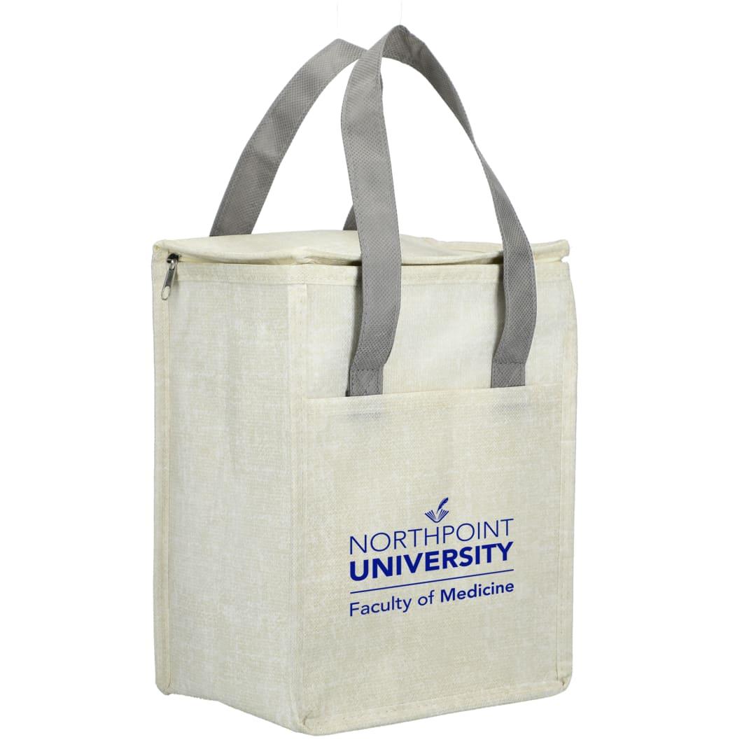 Ares recycled non-woven 12 can cooler Black miniatura 16