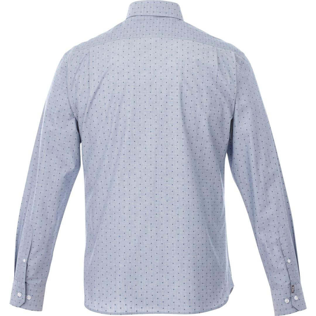 Mens huntington long sleeve shirt Blue front