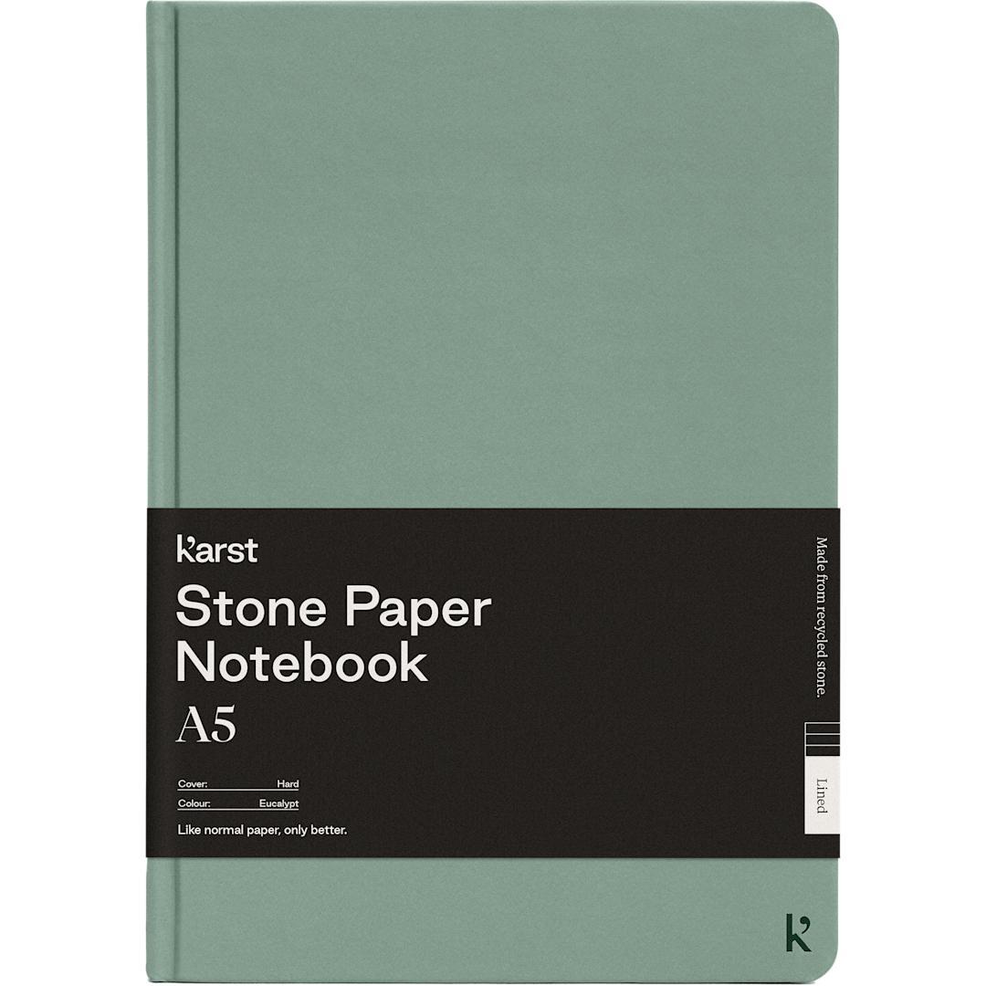 Karst 5.5 x 8.5 stone bound notebook Beige miniatura 28