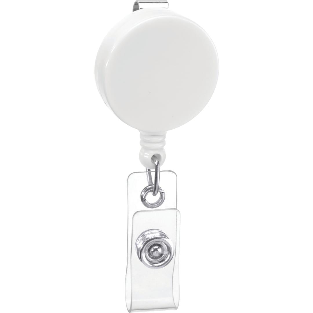 Round badge holder White miniatura 7
