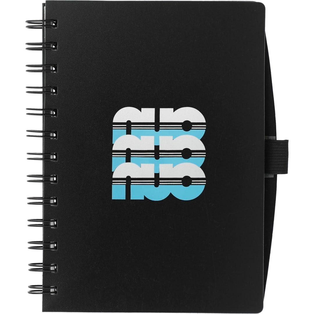 Fsc® mix 5.5 x 7 coordinator spiral notebook Black miniatura 4
