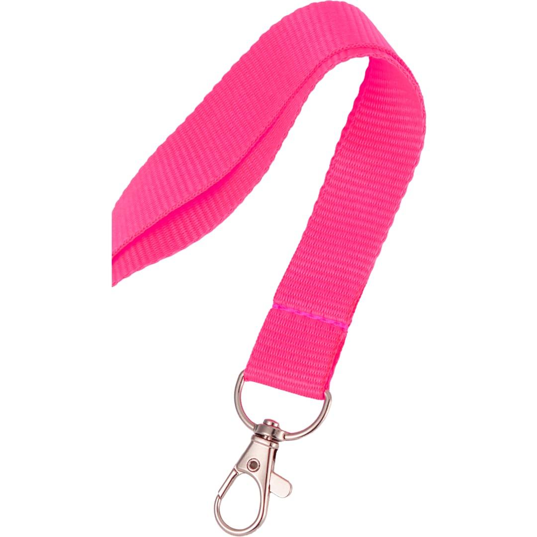 Neon recycled lanyard Blue miniatura 11