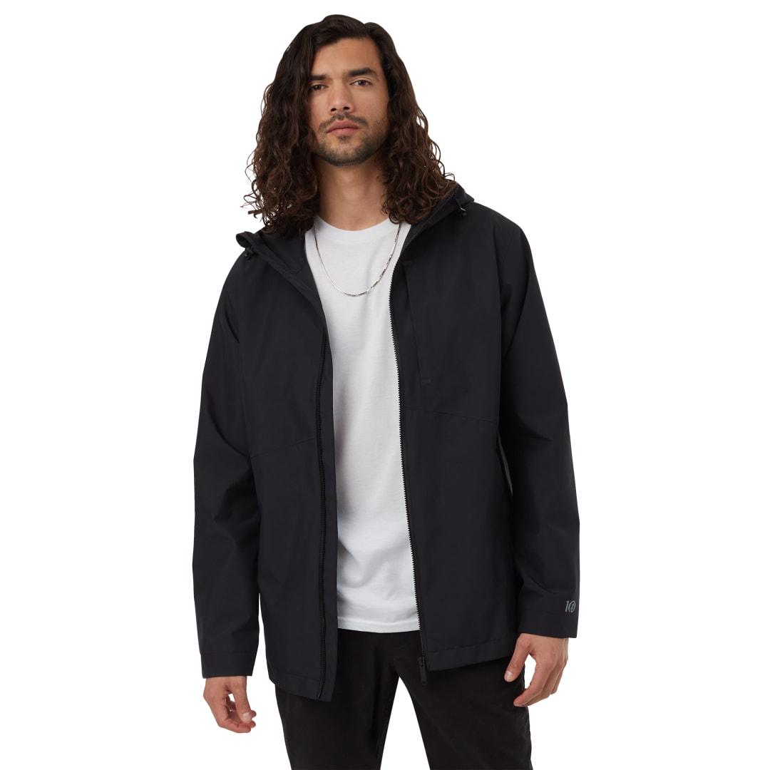 Tentree nimbus rain jacket - mens Black miniatura 8