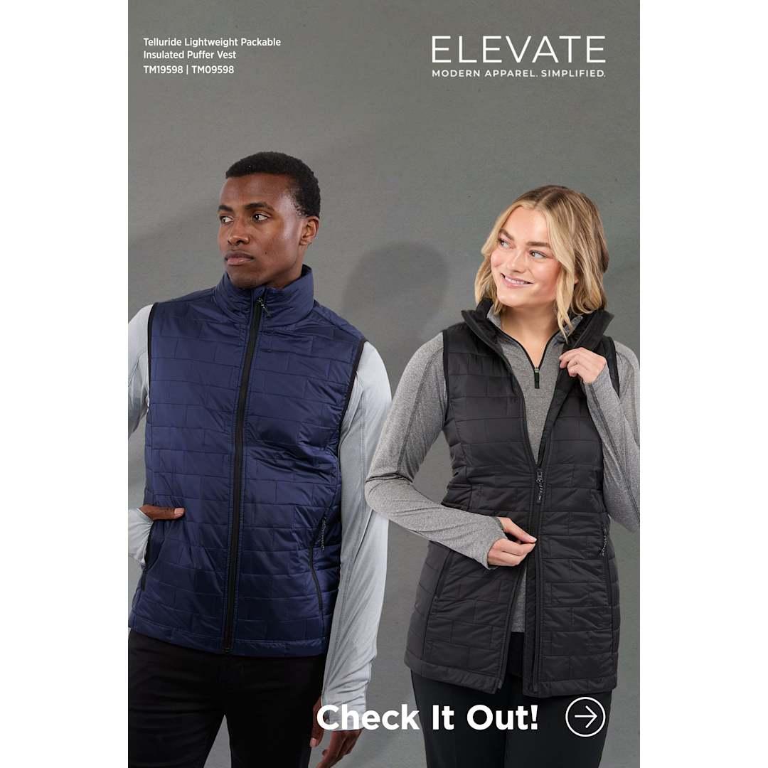 Mens telluride packable insulated vest Navy Blue miniatura 33