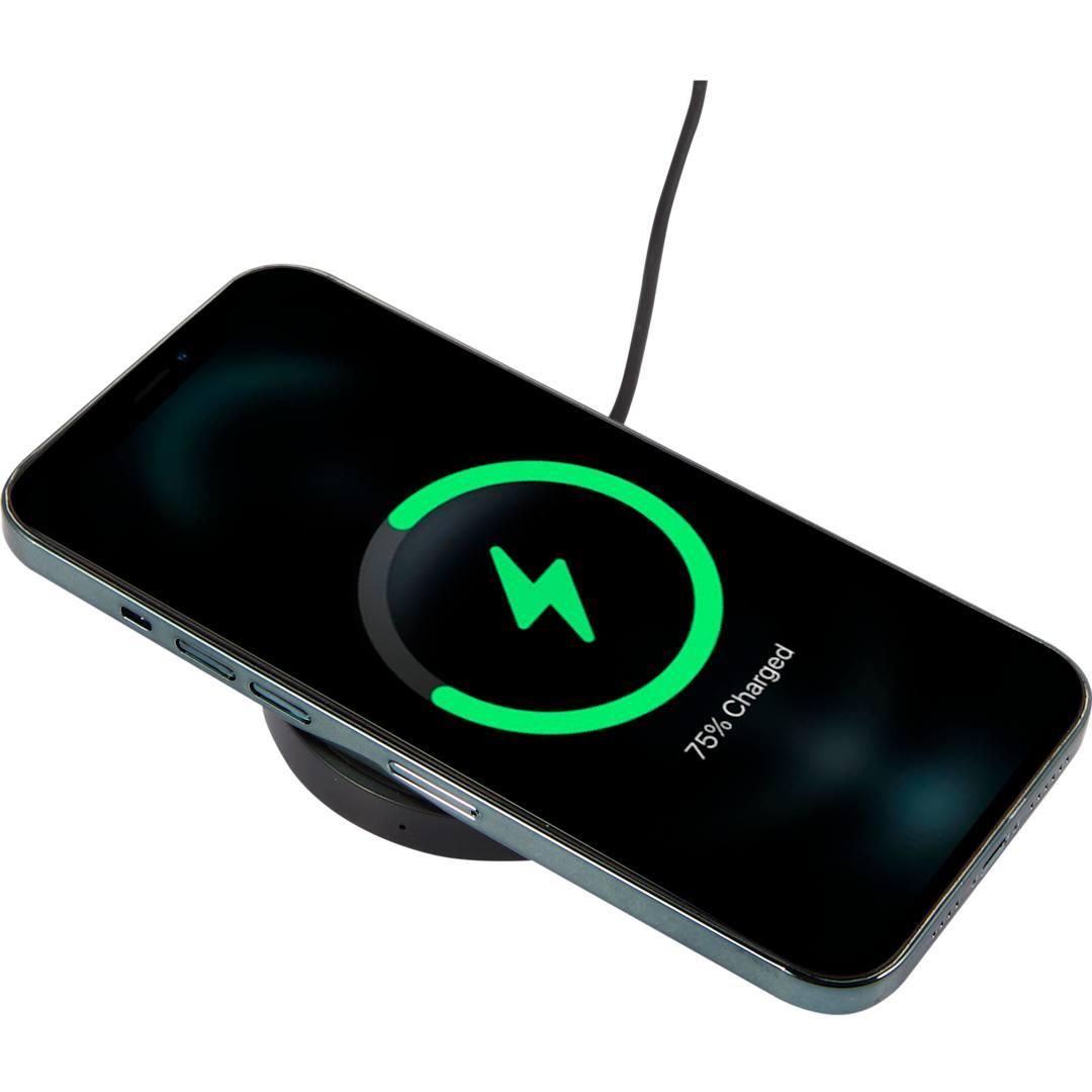 Quake 2.0 15w wireless charging pad Black miniatura 6