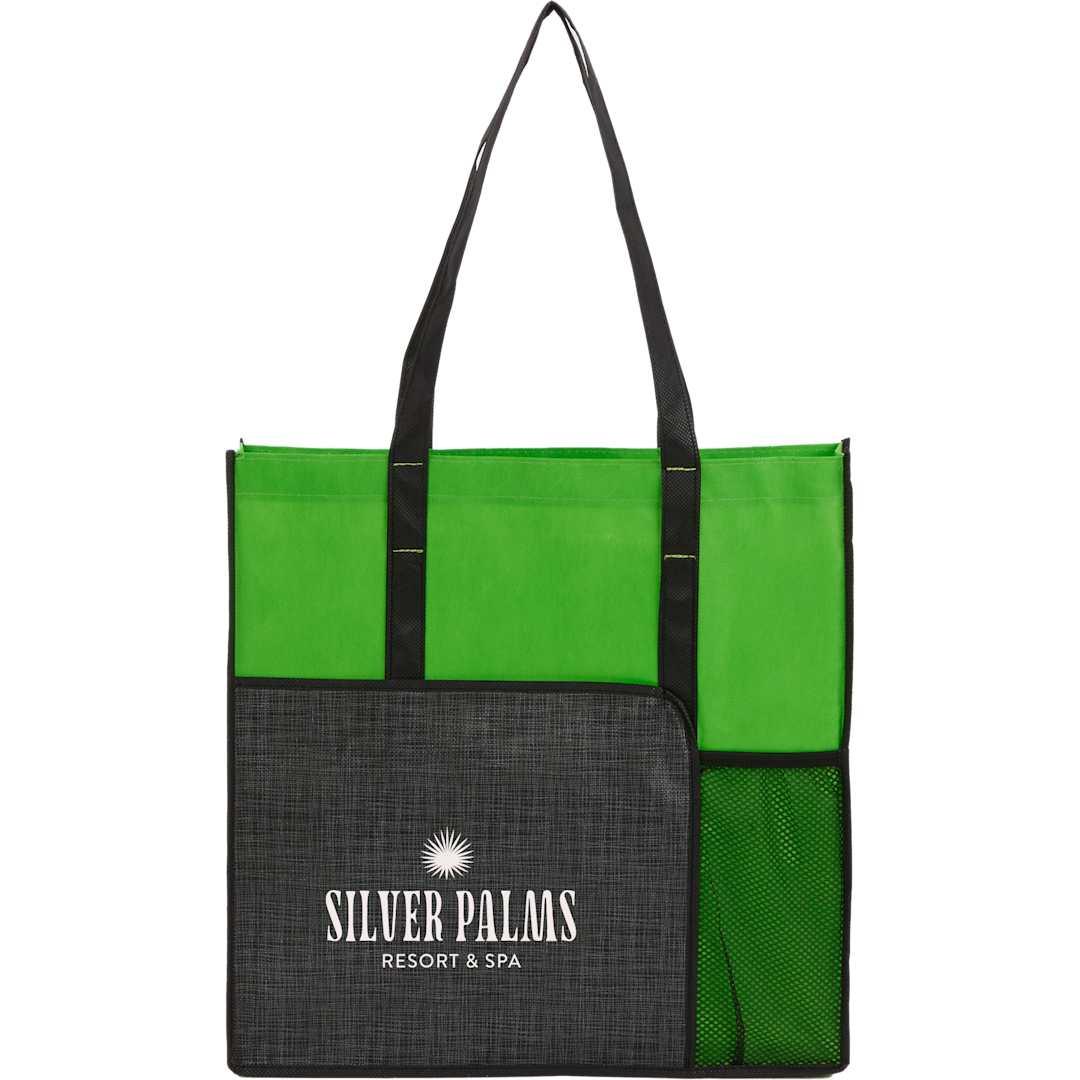 Radius recycled non-woven tote Black miniatura 13