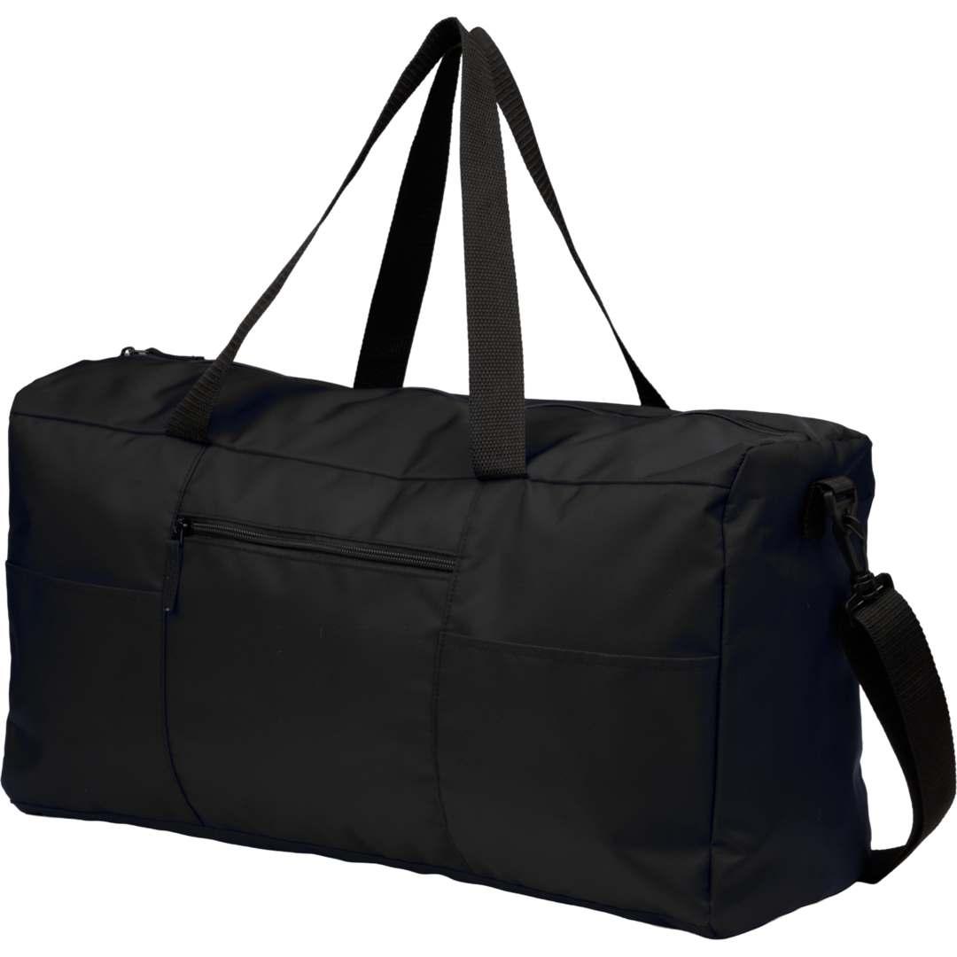 Packable recycled duffle bag Black miniatura 3