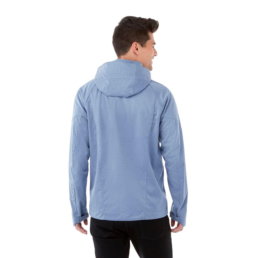 Mens bergamo softshell jacket Blue miniatura 4