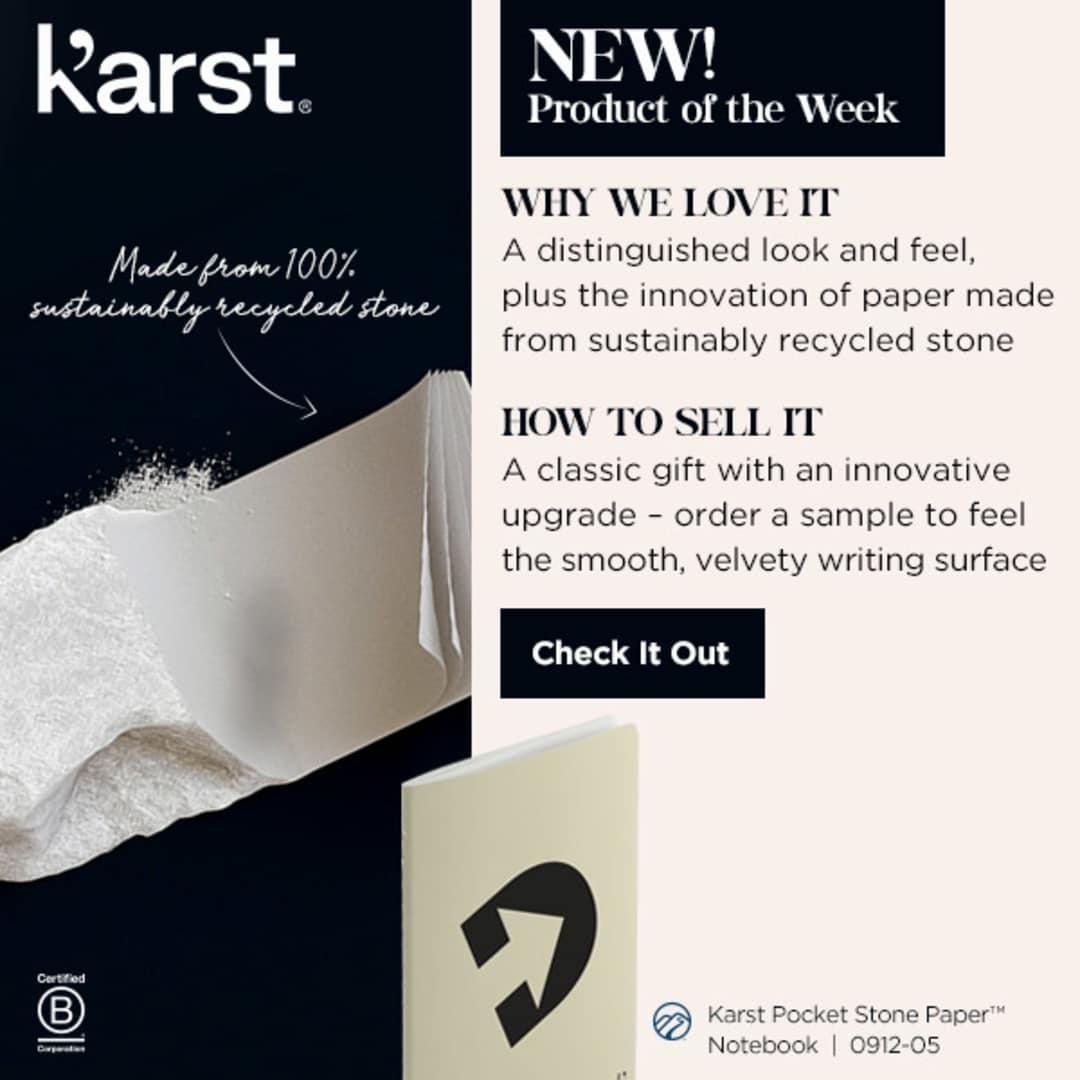 Karst pocket stone paper notebook Beige miniatura 22