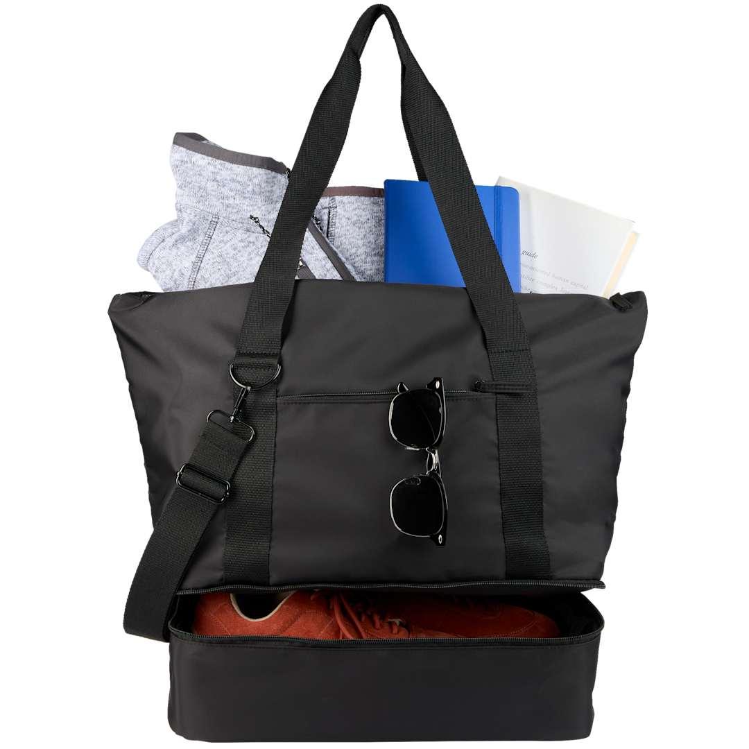 Daybreak recycled travel tote Black miniatura 6