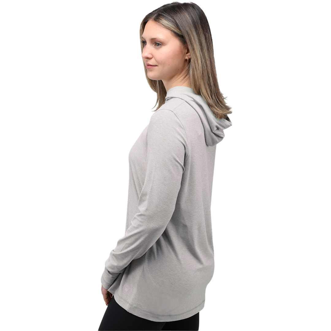 Wellable womens knit hoodie Fossil Heather (138) miniatura 4