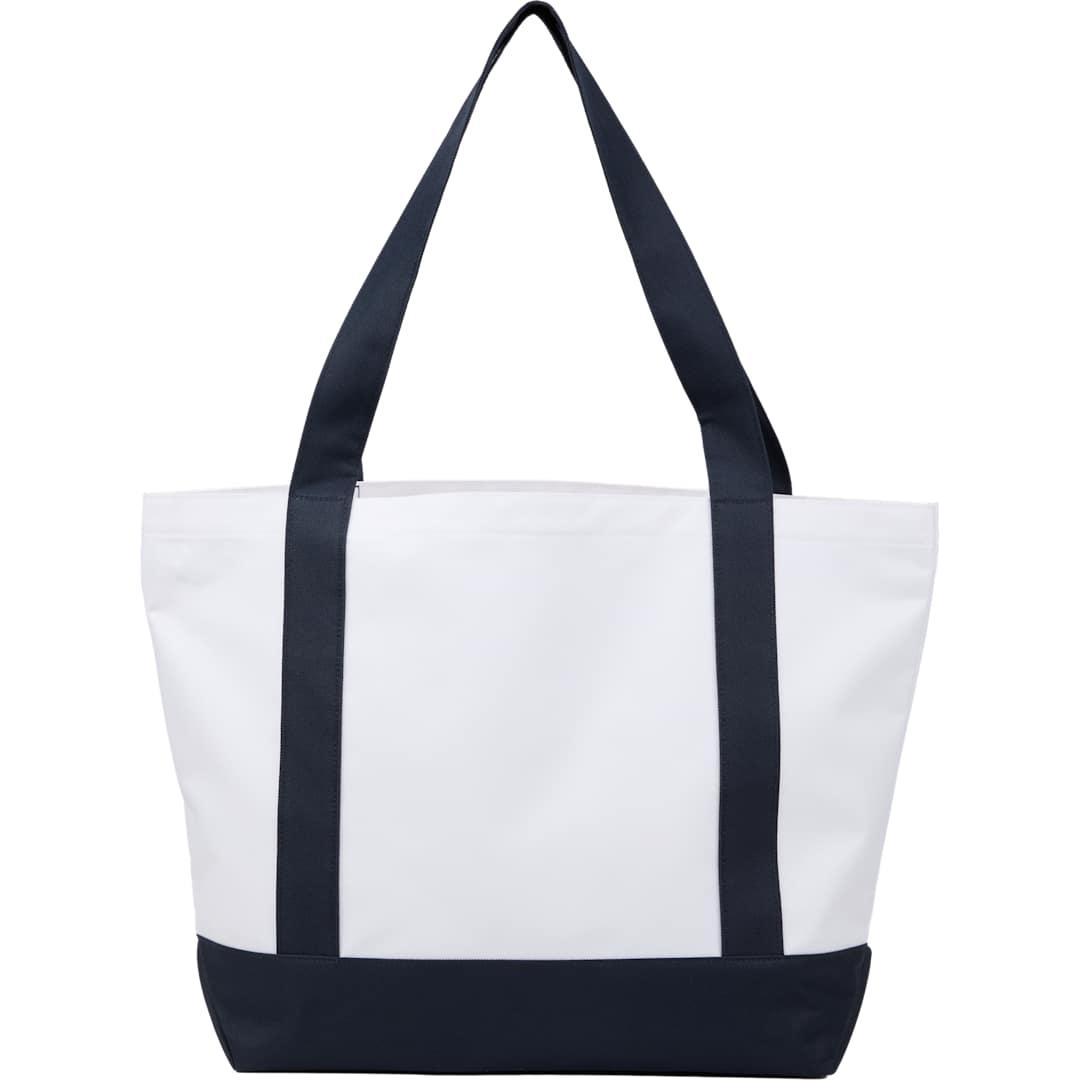 Oversized recyled canvas tote bag Black miniatura 23