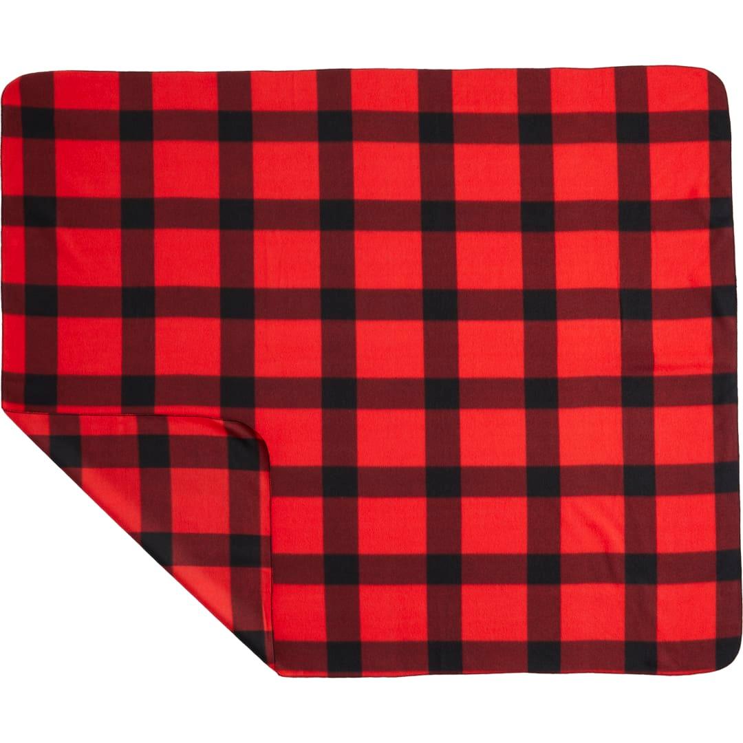 Buffalo plaid fleece blanket Red miniatura 8