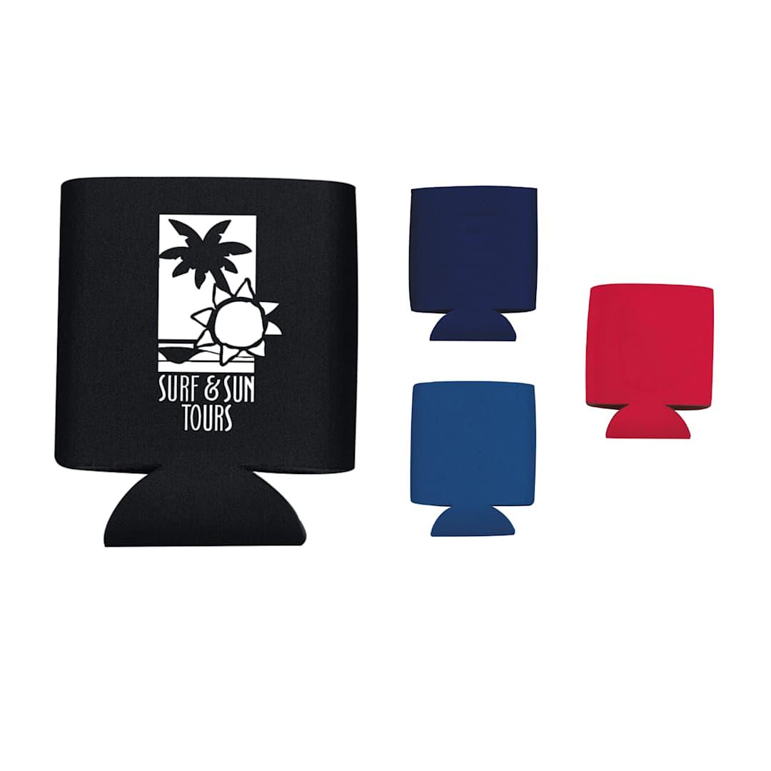 12Oz collapsible can insulator Navy Blue front