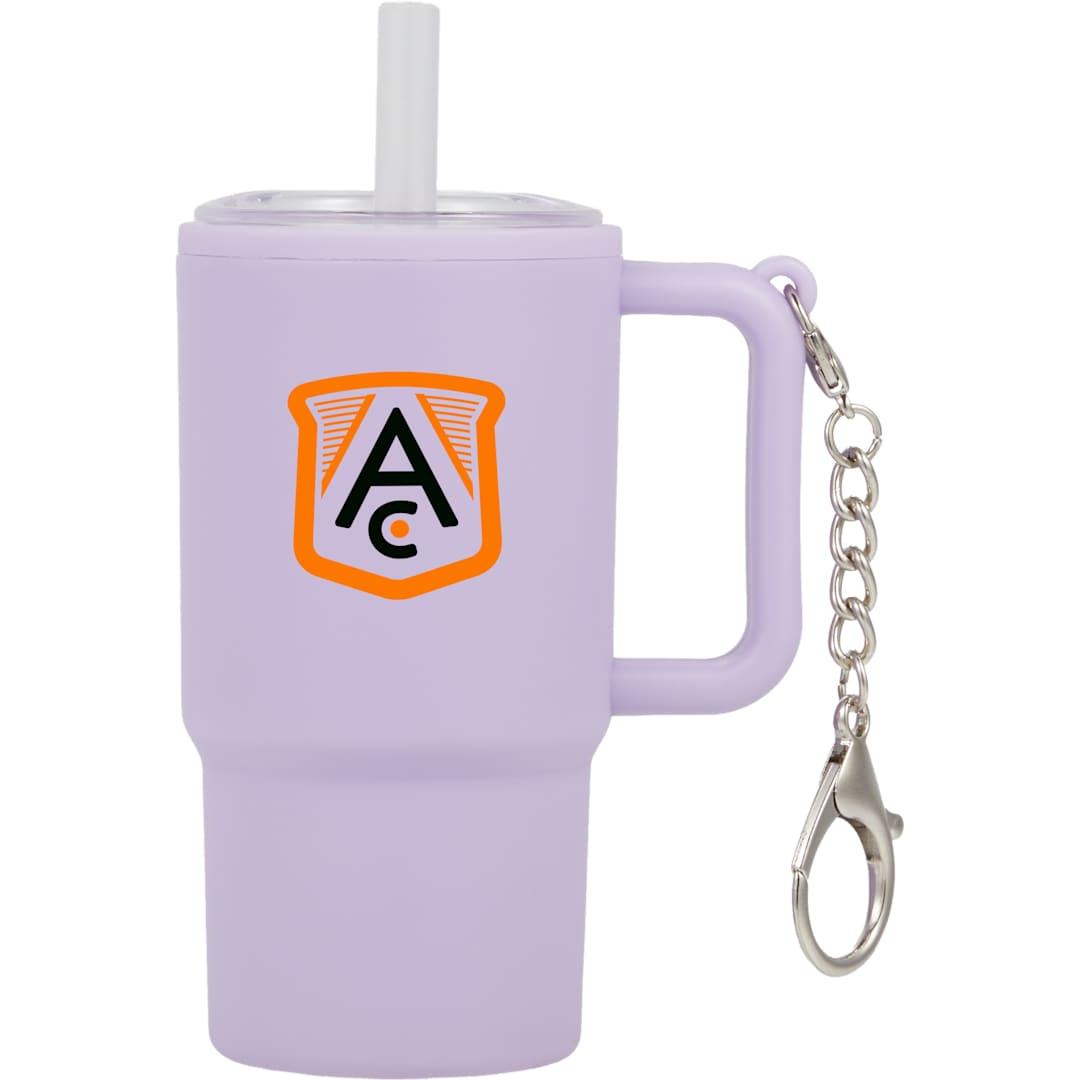 Shot glass tumbler w/ keychain 4oz Black miniatura 51