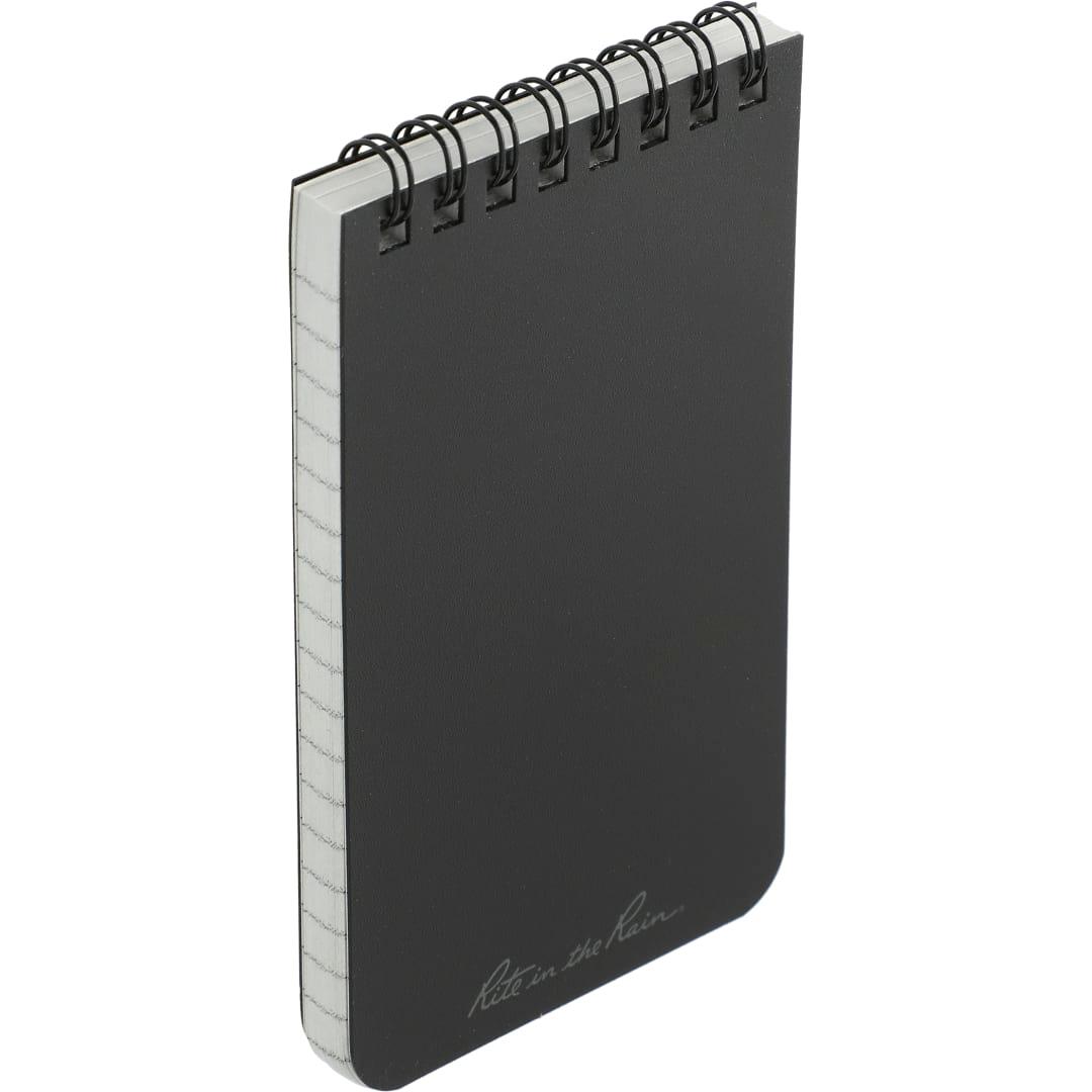 3 X 5 rite in the rain top spiral notebook Black miniatura 9