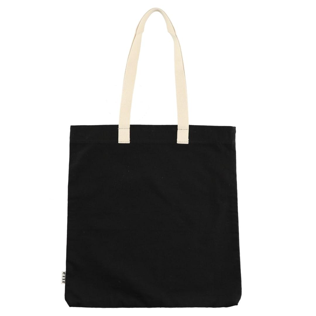 Feed organic cotton convention tote Black miniatura 3